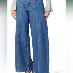 New with tags The Drop Frida Baggie Wide-Leg Jeans Size 31